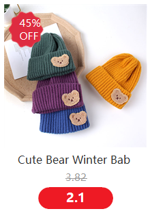 Mode Winter Baby Beanie Mütze Cartoon Bär Gehörschutz Strickmütze für Kleinkind Jungen Mädchen Niedliche koreanische warme Kinder Häkelmützen_voghion.com