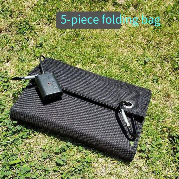 Monocrystalline Silicon Solar Panel Stable Voltage Outdoor Portable Folding Mobile Phone Power Bank Fast Charging_voghion.com