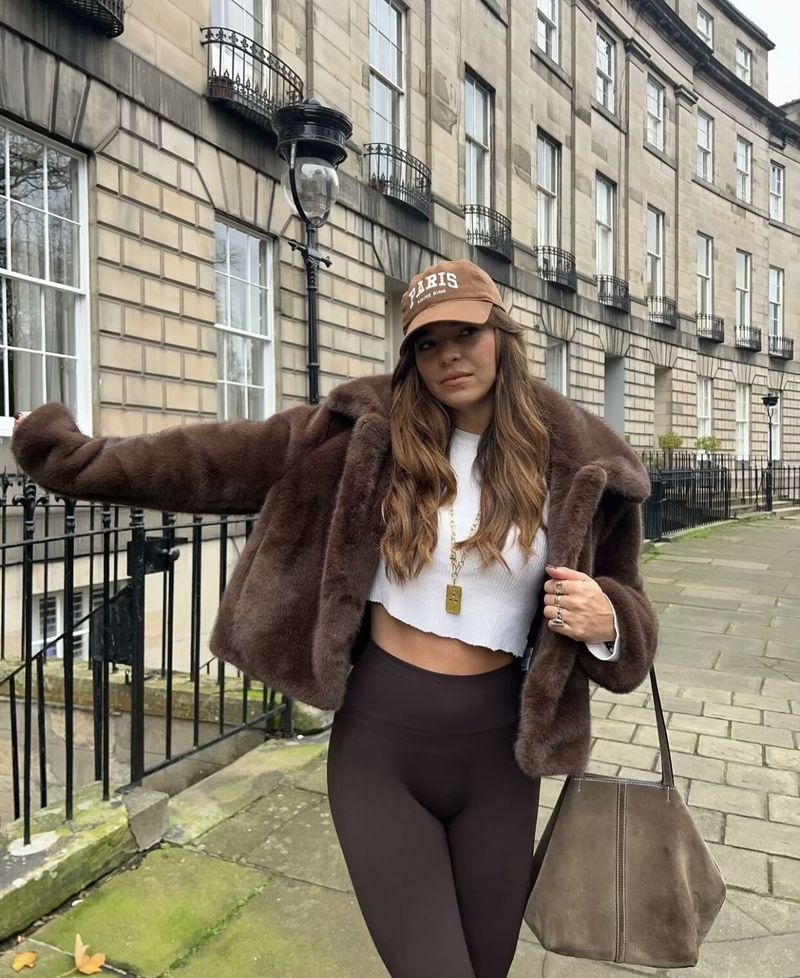 Cross-Border European And American Leather Effect Lapel Long Sleeve Woolen Coat 2025 Winter Fashion B88792_voghion.com