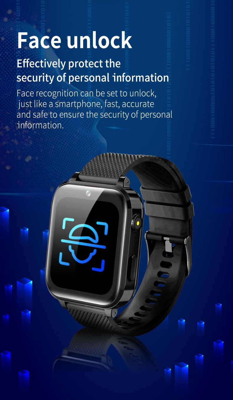 4G Kids Smartwatch GPS Tracker Video Call Student Phone T27 Kids Phone Watch_voghion.com