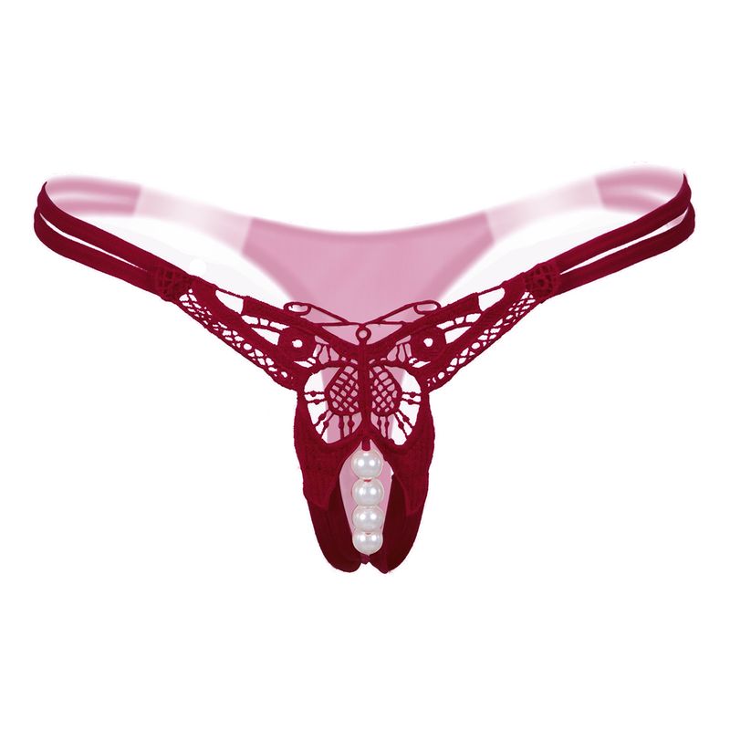 Underwear Intimates Seduction Sexy Flirting Couple Open File Free Off Lace T-Back Passion Suit_voghion.com