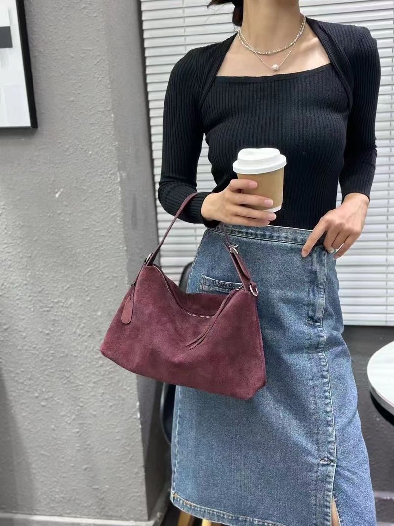 Borse a mano in pelle per autunno e inverno, grande capacità, casual, selvaggia, nuova borsa a tracolla_voghion.com