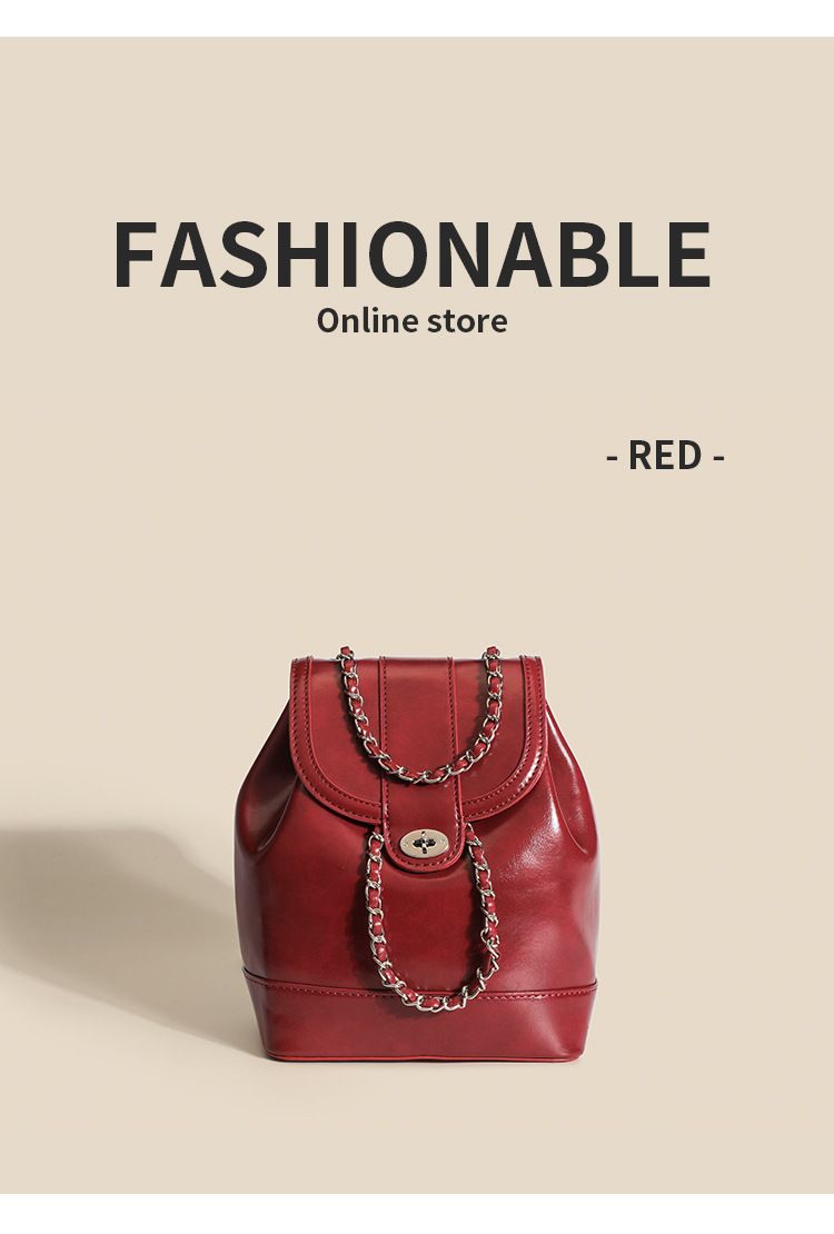 Korean niche spring autumn mini fragrance chain for female Instagram blogger and student oil wax leather shoulder bag_voghion.com
