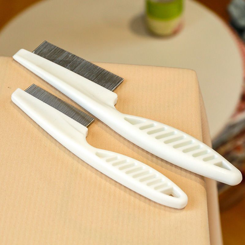 Cat Fine Tooth Pet Straight Dog Special Steel Lice Comb Flea Removal_voghion.com