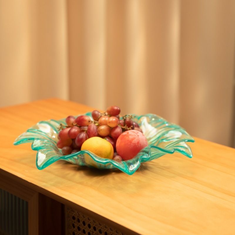 Multifunktionaler Obstteller mit Blumenimitat, Heimtextilien, Wohnzimmer, neues Ornament, große Kapazität, sturzsicherer Obstteller, Trockenobstteller_voghion.com