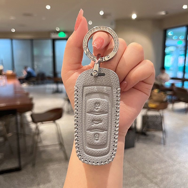 Īpašs Geely Borui atslēgu komplekts Panda Mini Vision X3 Boyue X6 Pack GL Emgrand GS King Kong S1 Shell dabīgā āda_voghion.com