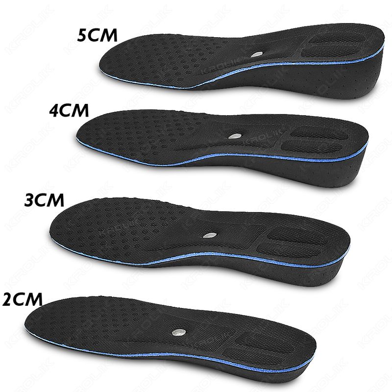 2-5cm Height Increase Insoles Magnet Templates Insole For Feet Arch Support Heighten Orthopedic Shoes Sole Pad Unisex_voghion.com