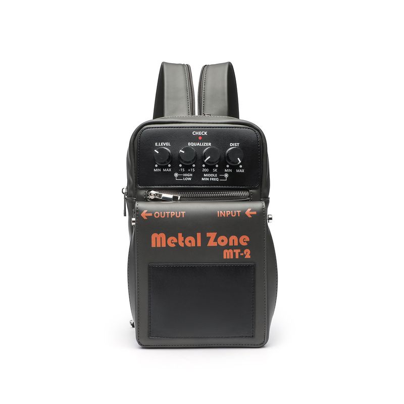 OSOCE Stylish Unisex Shoulder Bag For Guitar Pedals & Essentials – Lightweight PU Backpack With Adjustable Strap, Spacious Design_voghion.com