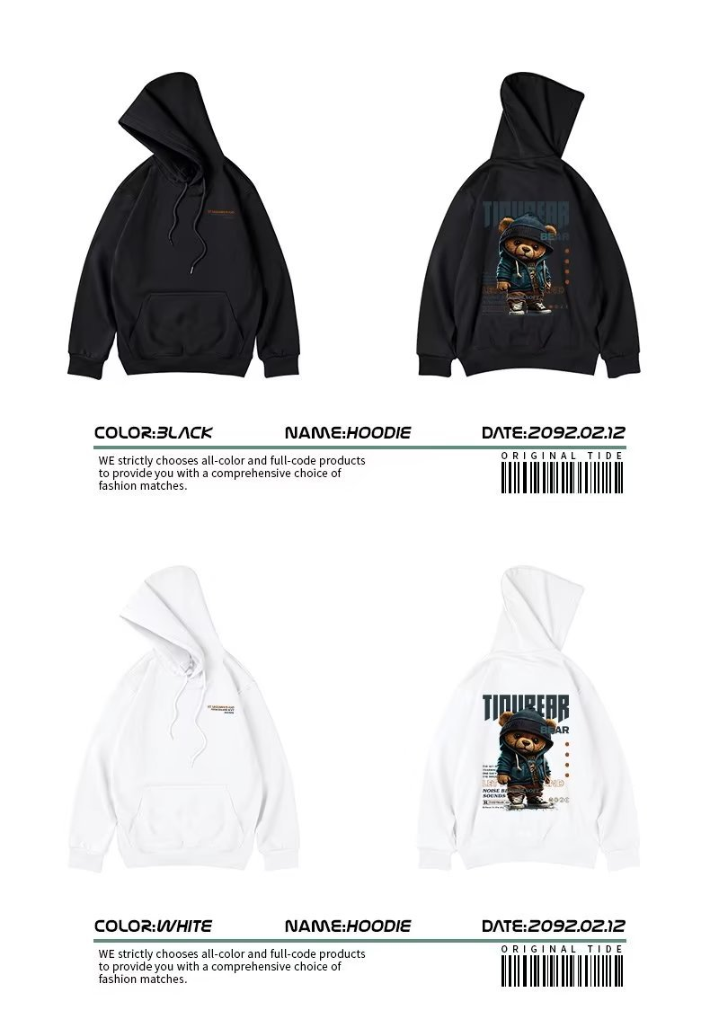 2024 Cappotto da uomo autunno/inverno del nuovo marchio di moda americano con cappuccio sciolto e taglie forti_voghion.com