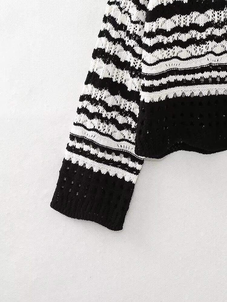 Camicia in maglia con dettaglio a contrasto Chenier autunno inverno da donna_voghion.com
