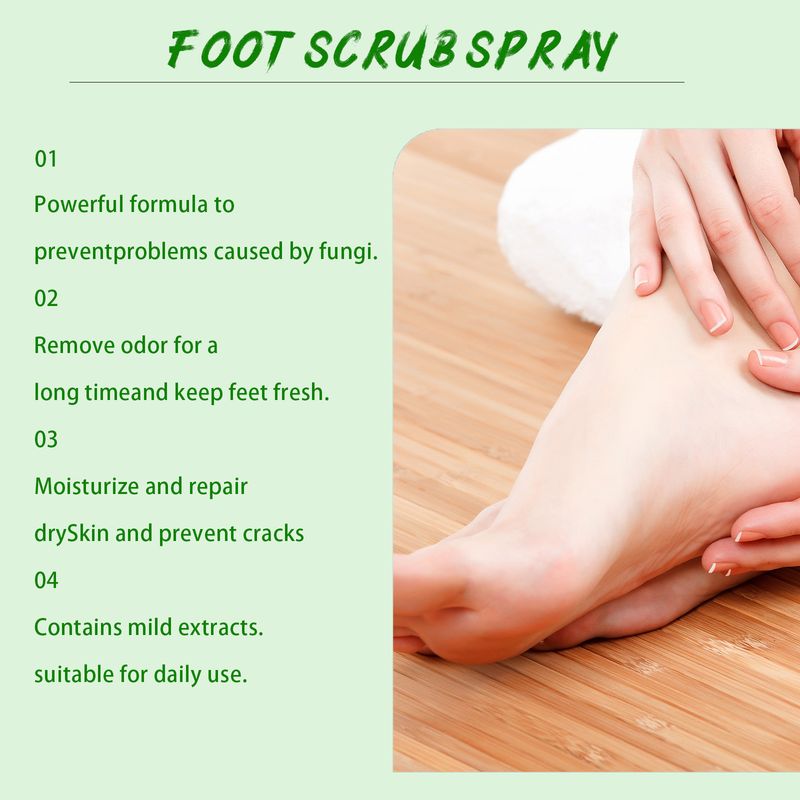 Spray Esfoliante Corpo, Mãos e Pés, Alivia a Pele Morta, Esfolia Hidrata e Limpa Profundamente_voghion.com