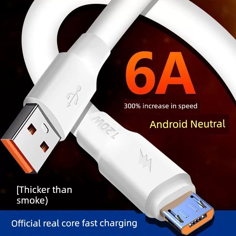 Câble de charge rapide Android 120 W haute intensité pour téléphone portable Vivopp, Xiaomi, Huawei, Glory, Meizu, longueur : 120 W_voghion.com