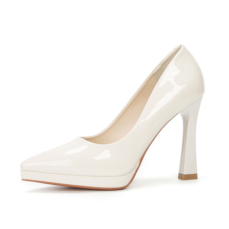 MTX 105-1 Spitz zulaufende Stiletto-Absätze für Damen, bequeme, einfarbige Ultra-High-Heels, sexy, wasserdichte Plateau-Absätze mit flachem Mund_voghion.com