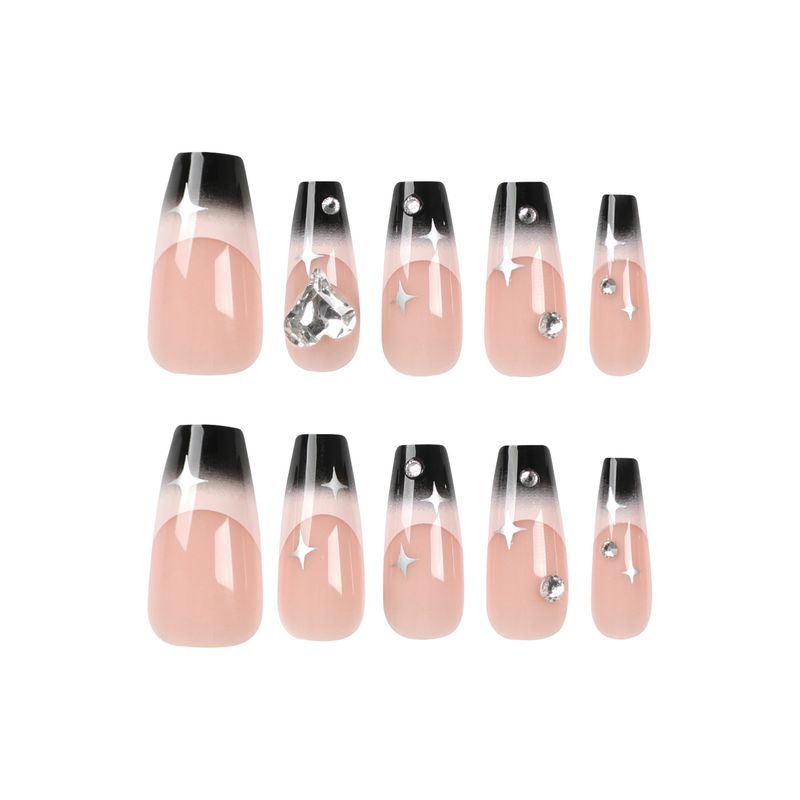 Netizen Allmähliches Tragen und Verbessern Pure Desire Wind Falsche Tabletten Nagelaufkleber 24er-Pack_voghion.com