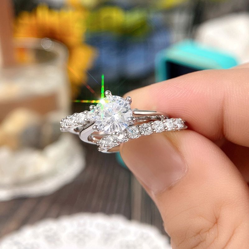 Cao Shi's Neue Mode OL Drei Set Luxus Tragen Ring Stärke_voghion.com