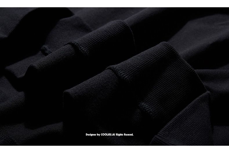 Men's Clothing Fashion brand plus size men's clothing autumn letter hot diamond + printing men's plus size loose sweatshirt_voghion.com