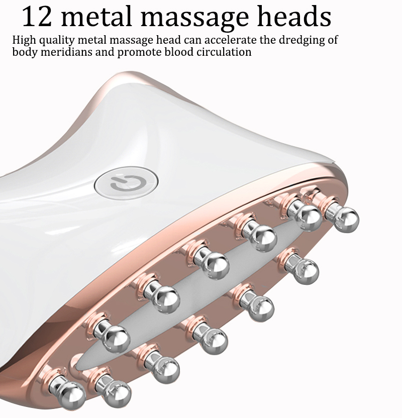 EMS Microstroom Guasha LED Licht Gezicht Hals Lichaam Lifting Anti-Rimpel Schoonheid Hoofd Ontspanning Massager Huid 70% korting_voghion.com