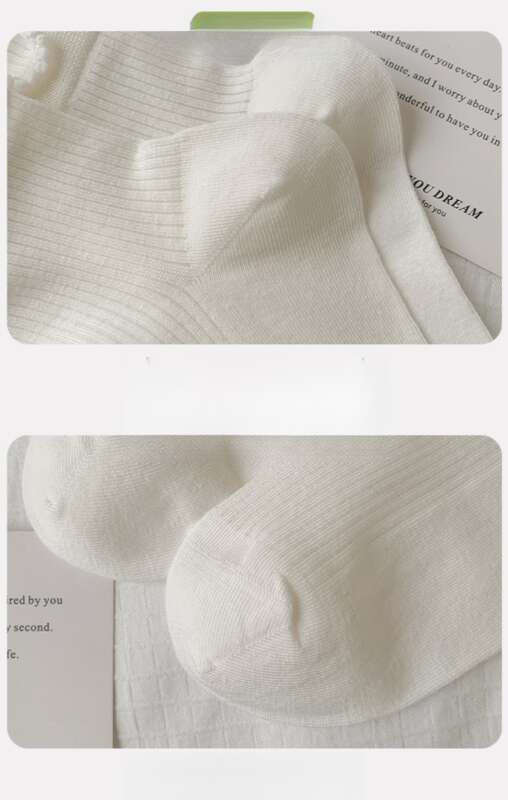 Women's Spring And Fall Socks, Thin, Women's Mid-calf, Black Fungus Lace Boneless, Net Red, Long Tube_voghion.com
