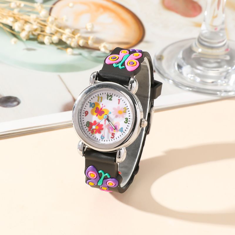 Children's Watches Children's Hot Style Butterfly Silicone Quartz Watch Boys Girls Student Large Dial_voghion.com