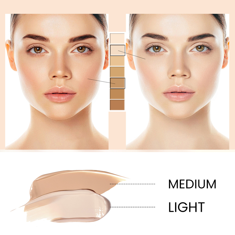 Natürlicher Concealer, wasserfeste Make-up-Reparatur, aufhellende Haut, feuchtigkeitsspendende CC-Creme_voghion.com