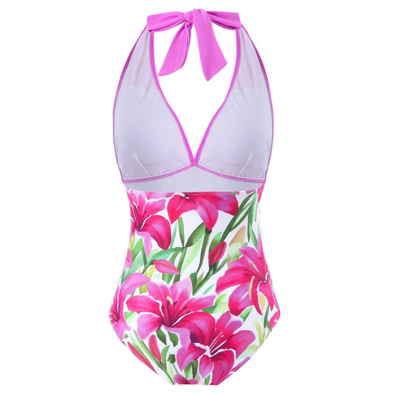 Maillot de bain une pièce pour femme, ensemble de maillot de bain sexy et amincissant en mousseline de soie_voghion.com