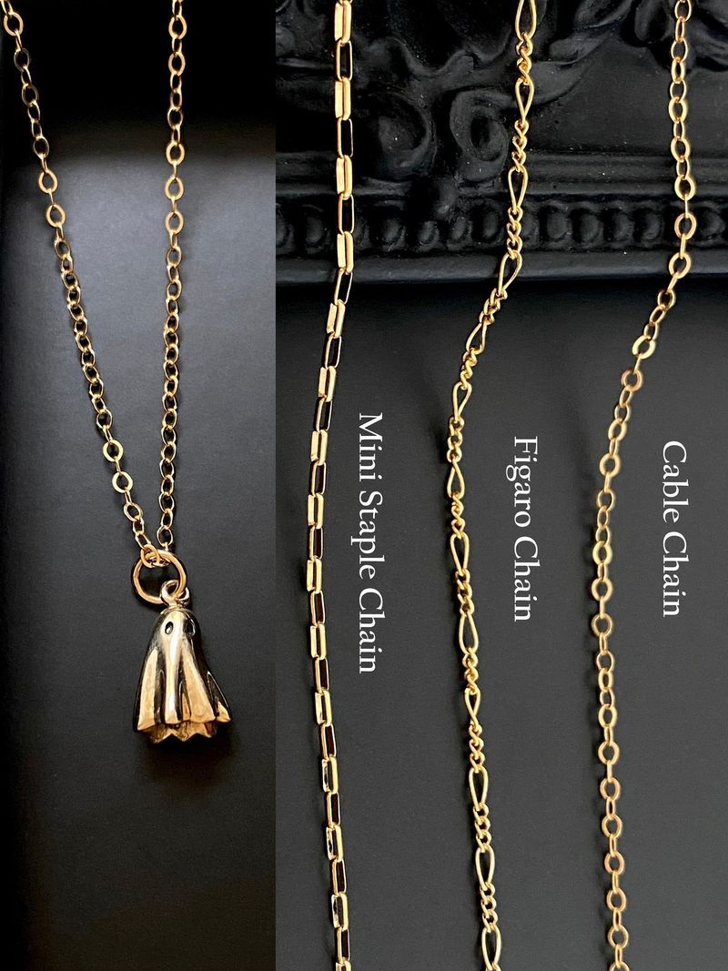 Damenschmuck Mode Ins Beliebte vergoldete kleine Geister-Anhänger-Farbkonservierung Klassische Accessoires Halskette_voghion.com