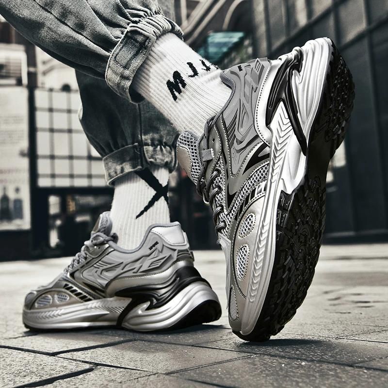Dropshipping Custom Männer Casual Fashion Sneakers Atmungsaktives Mesh Blank Jogging Rennen Gehen Für Frauen Runner Sport_voghion.com