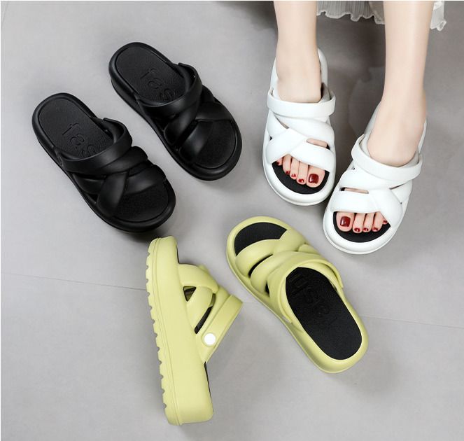 7cm dicken sohlen slip, sommer neue outdoor-mode strand tritthocker gefühl biskuit schuhe, angehoben frauen_voghion.com