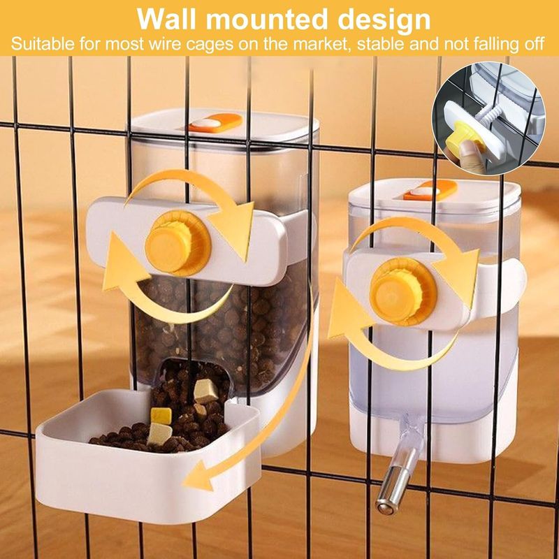 Futterspender Für Haustiere, Automatisches Futter Für Hunde, Automatische Haustierfütterung Katzenfutter, Futterspenderr Für Kleintierkäfige Kaninch_voghion.com