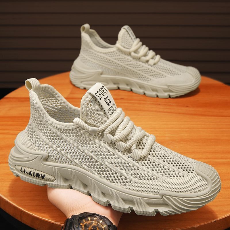 Euro Step Atmungsaktive Sommer Herren Freizeitschuhe Single Mesh_voghion.com