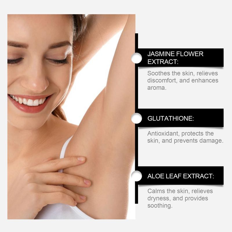 Viareline Jasmine Fresh Spray Natural Fragrance Body Sweat To Remove Odor Refreshing Fragrance Portable_voghion.com