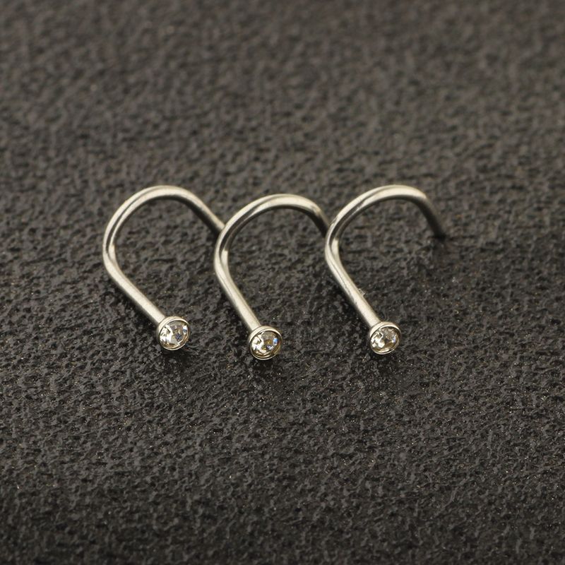 Set di piercing per il corpo Gioielli in acciaio inossidabile Anelli per il naso Orecchini personalizzati_voghion.com