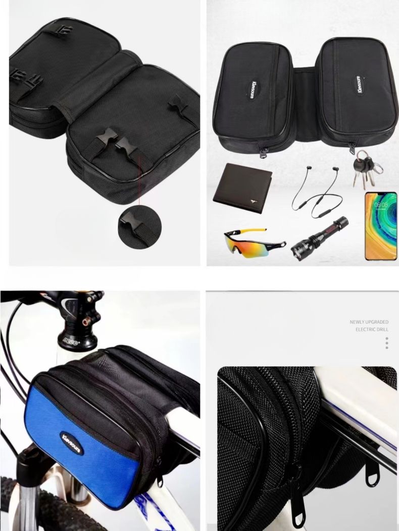 Frame Mountain Road Bike Phone Bicycle Front Hanging Waterproof Storage Bag_voghion.com