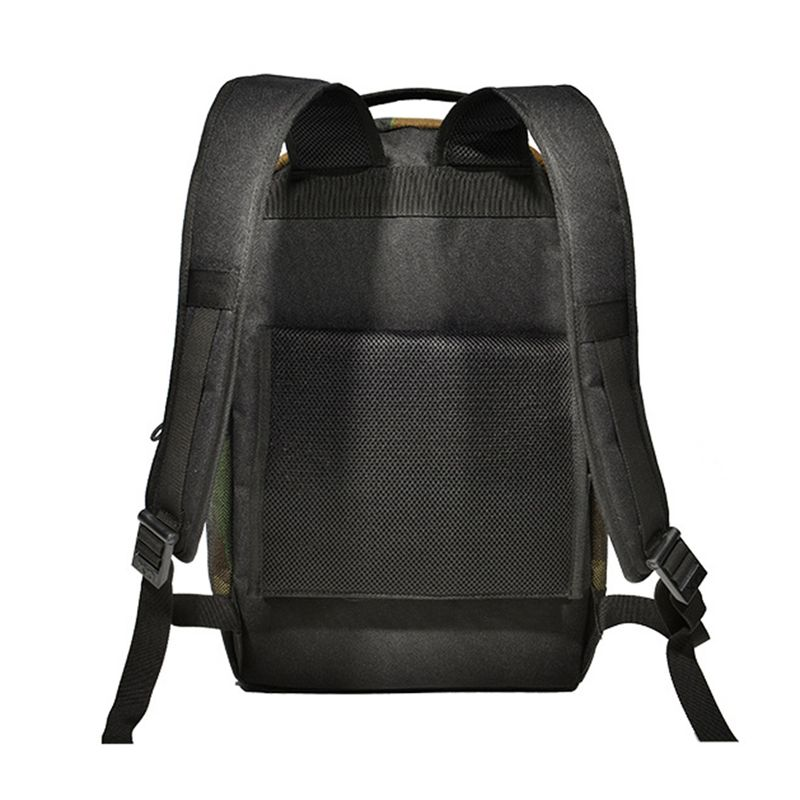 Lihao Skateboard bandoulière réglable fermeture à glissière Polyester grande capacité sac de voyage pour ordinateur portable pour l'extérieur-noir_voghion.com