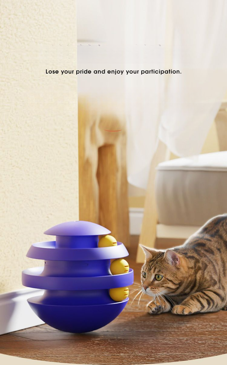 Rotating Tumbler Kitten New Cat Toy Supplies Pet_voghion.com