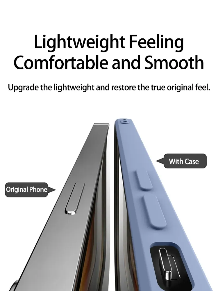 Flüssiges Silikon-Magnetgehäuse für iPhone 16 15 14 Plus 13 12 Mini 11 Pro XS Max für Magsafe Wireless Charge Soft Cover_voghion.com