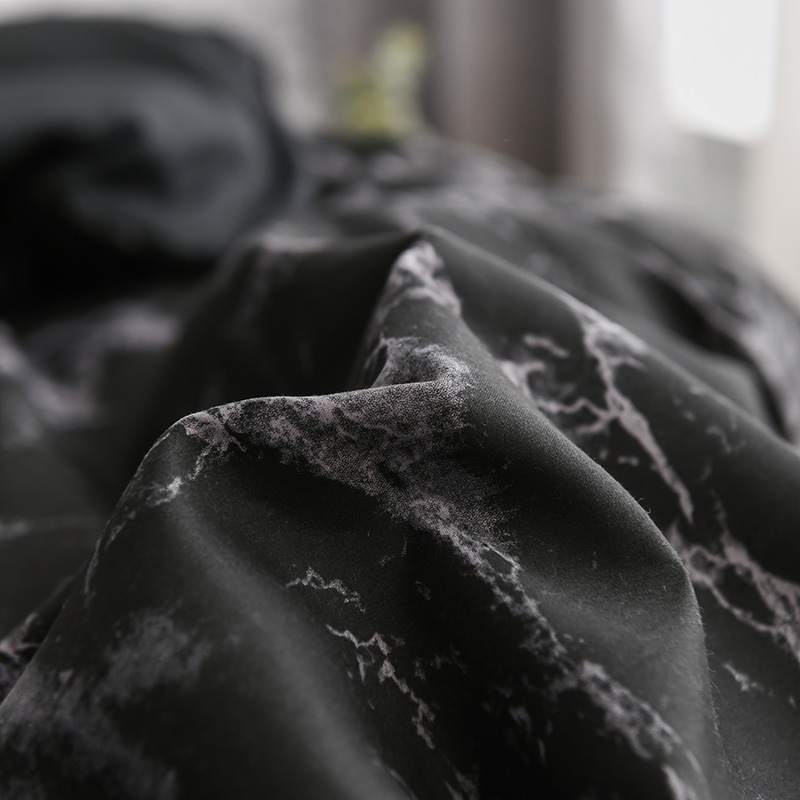 Home Garden Marble Pattern Printed Quilt Cover Bed Sheet Three Or Four Piece Set Full Size_voghion.com