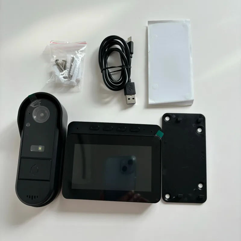 Tuya Video Doorbell Wireless Night Vision HD 4.3in IPS Screen Waterproof Intercom By Bell Camera For Smart Home House_voghion.com