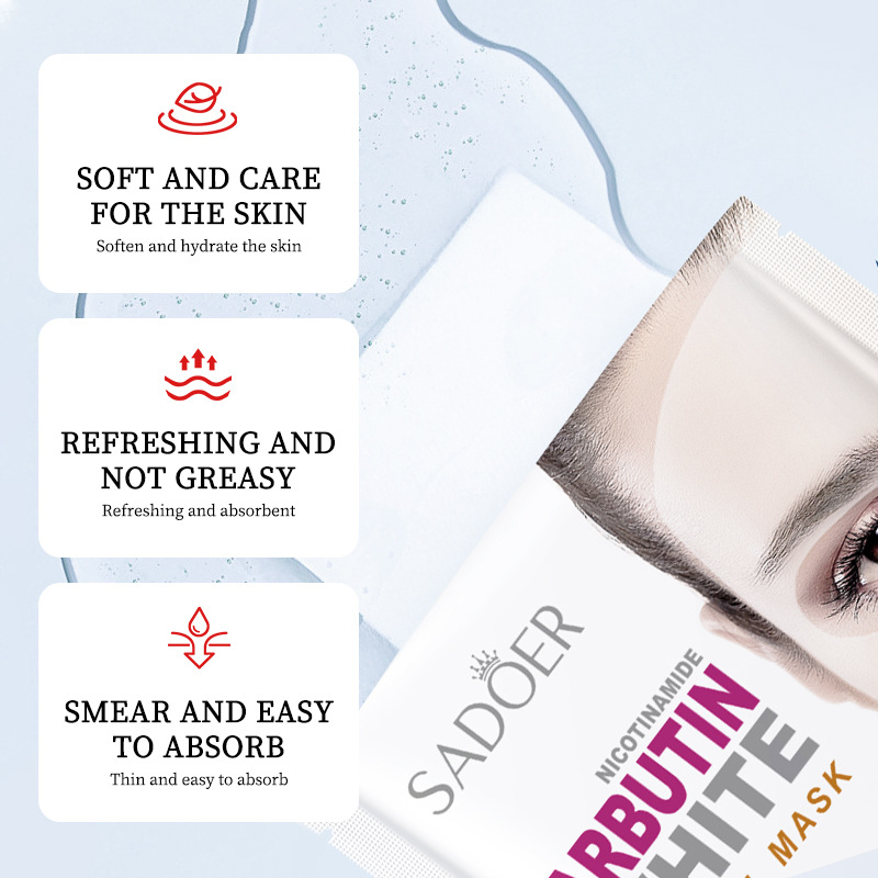 SADOER Niacinamide Arbutin Facial Mask Moisturizing And Repairing Dark Pores_voghion.com
