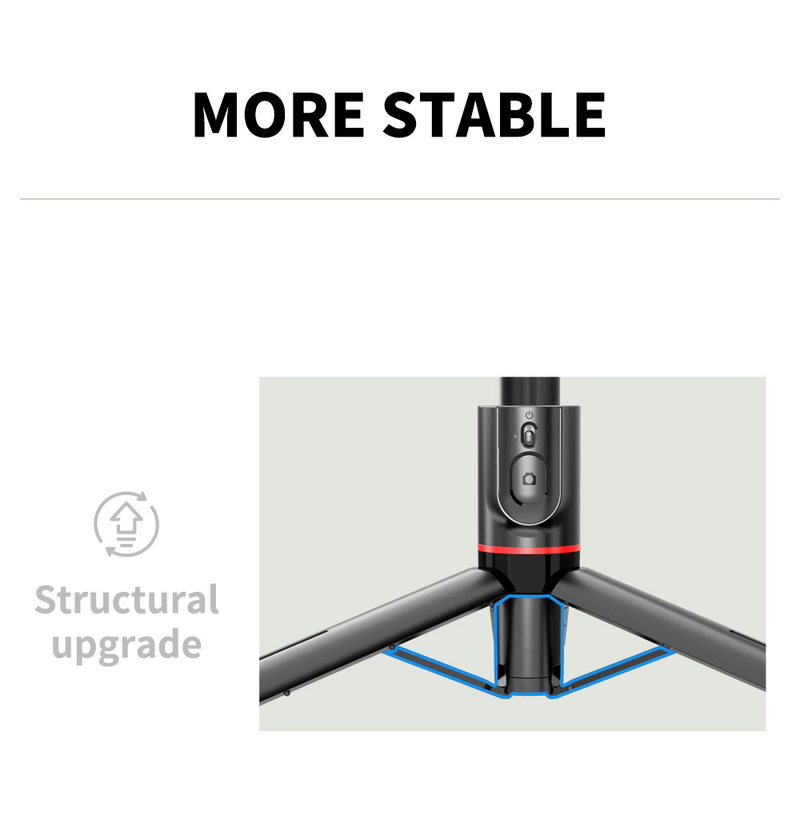 Erweiterbares Selfie-Stick-Stativ, Handy-Stativ mit kabellosem Fernbedienungsauslöser, kompatibel mit allen_voghion.com