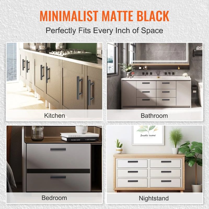 Maniglie per mobili da cucina, 76 mm, confezione da 30, centro 3 pollici, per mobili in acciaio inox, moderne, sottili, per ante e cassetti, centro cucina in acciaio._voghion.com