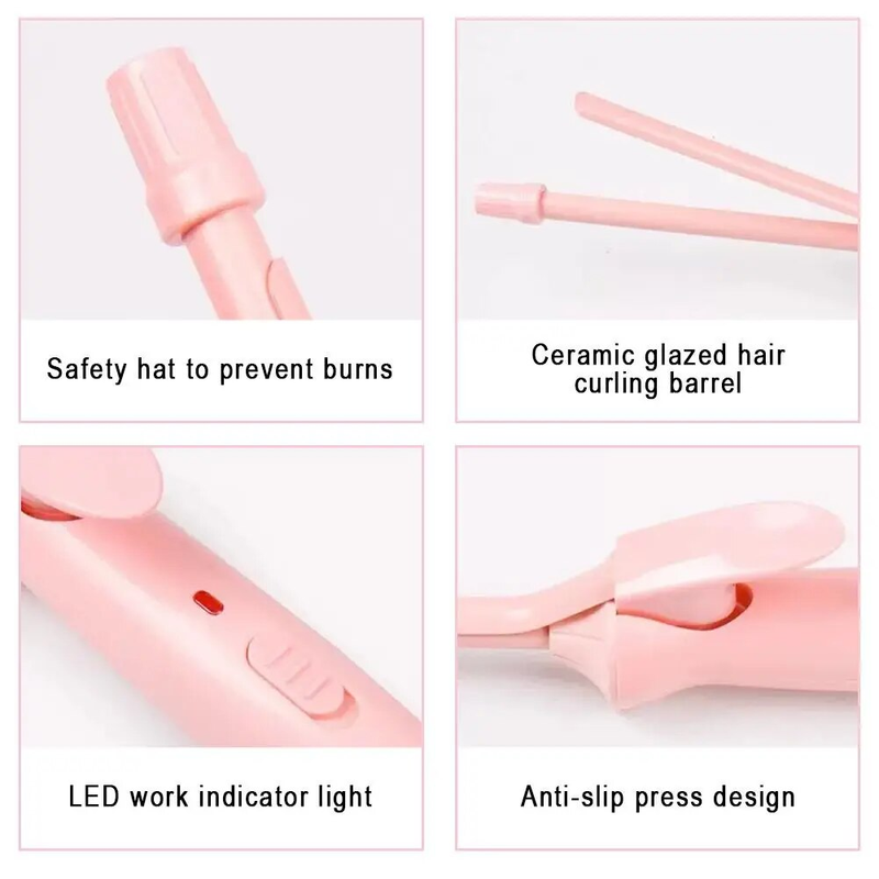 Abs 30% reducere Lână Elegant 9Mm Ondulator de păr cu efect rapid, operare ușoară, pentru acasă_voghion.com
