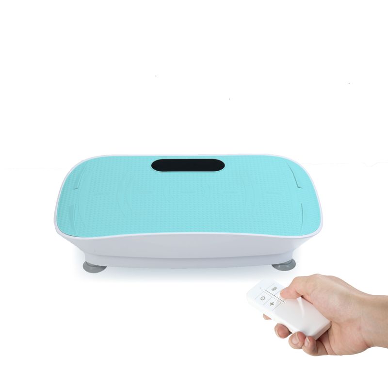 Silent Vibration Platform Crazy Fitness Massage 10-Frequency Weight Loss & Fat Burner Body Shaking Machine For Unisex Blue_voghion.com