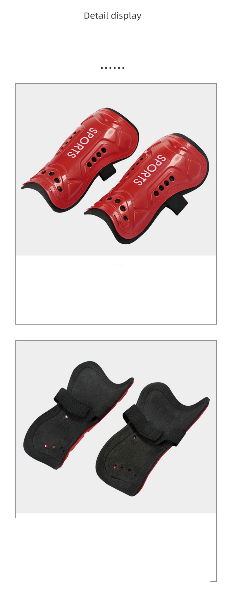 Fodboldben Voksen fortykket fod Ungdoms- og børnsportspuder til kalvestrop Beskyttelsesbeklædning_voghion.com