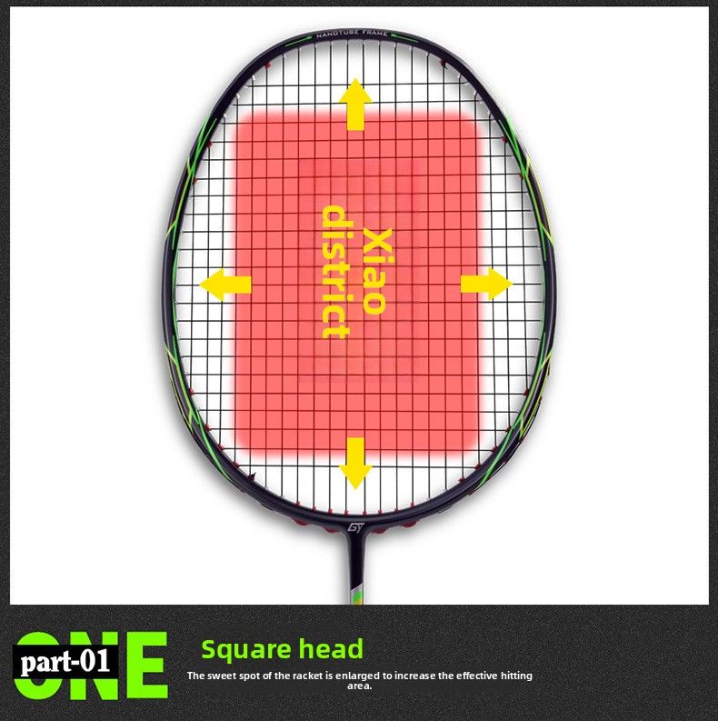 Guangyu Hummingbird 6U Ultra-light Carbon Fiber Home Adult Badminton Lightweight Entertainment Training Racket_voghion.com