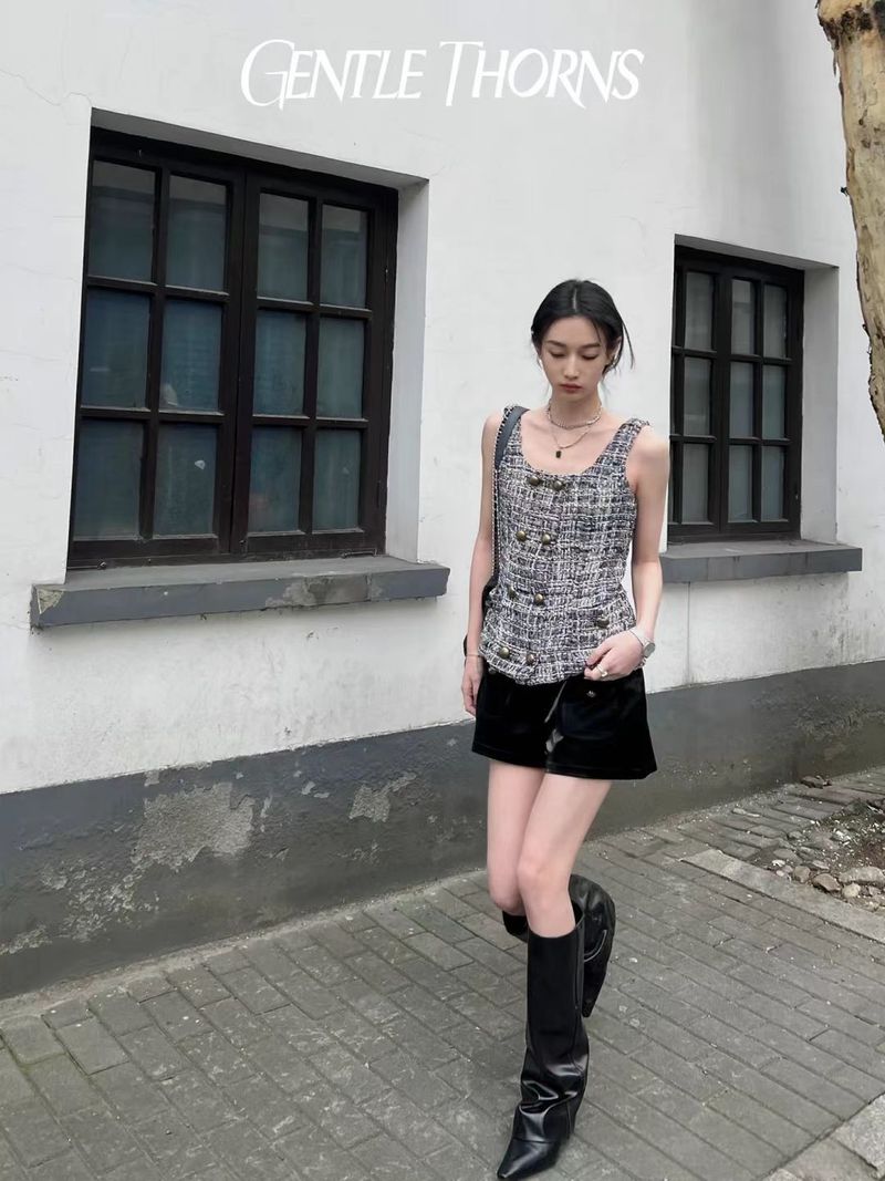 Women's Shoes Knee High Boots Women's Pointed High Heeled Knight Boots Patent Leather Niche Trouser Boots_voghion.com