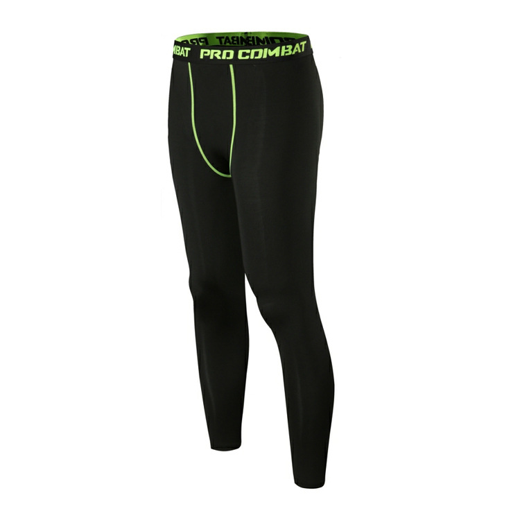 Men's Quick-Dry Fitness Leggings - Tight-Fit Stretchy, Ideal For Running, Basketball Training & Outdoor Workout Base Layer Pants_voghion.com