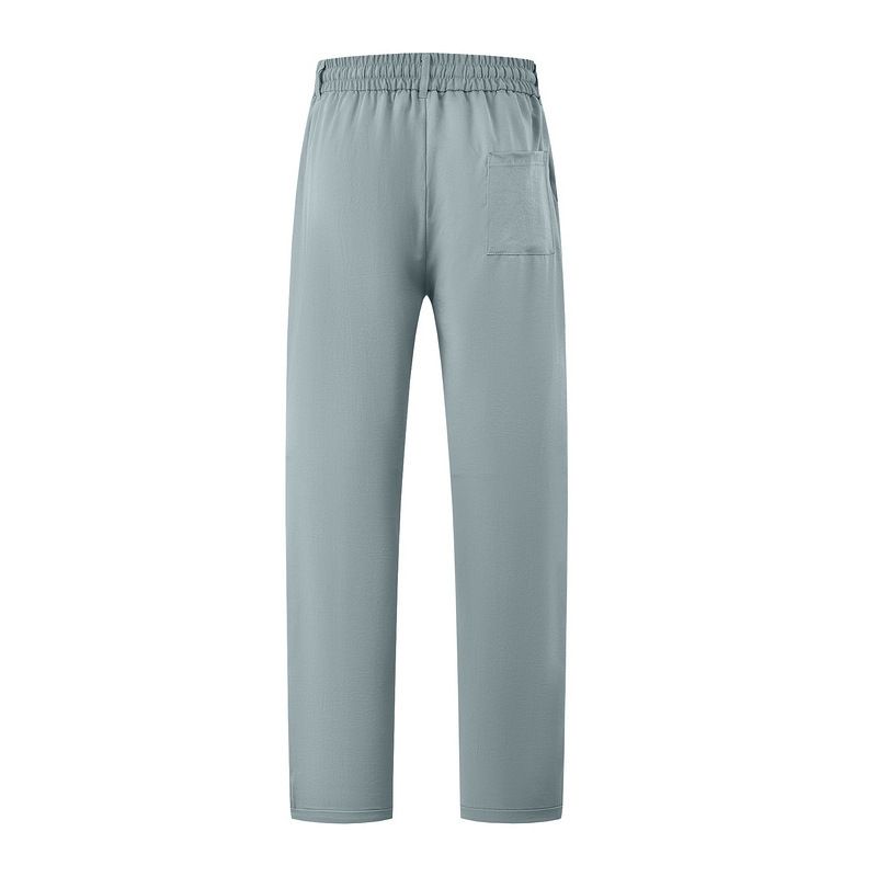 Spring And Autumn American Style Solid Color Casual Simple Plus Size Men's Business Slim Fit Tapered Pants_voghion.com