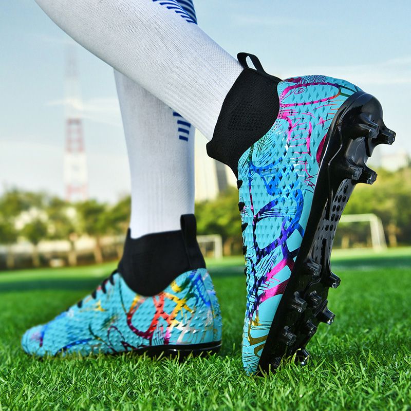 Featured New Xiyin 3-Color Long Spike Soccer Shoes Sizes 31-46_voghion.com