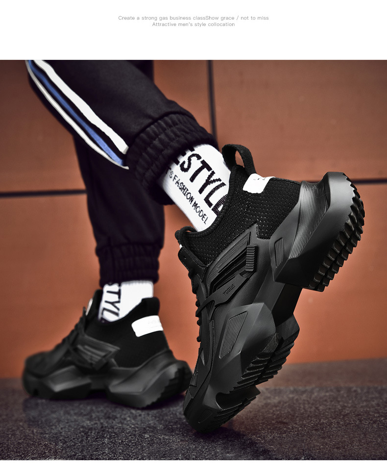 Men's Comfortable Sneakers Breathable Casual Shoes Work Casual Shoes Leather Waterproof_voghion.com